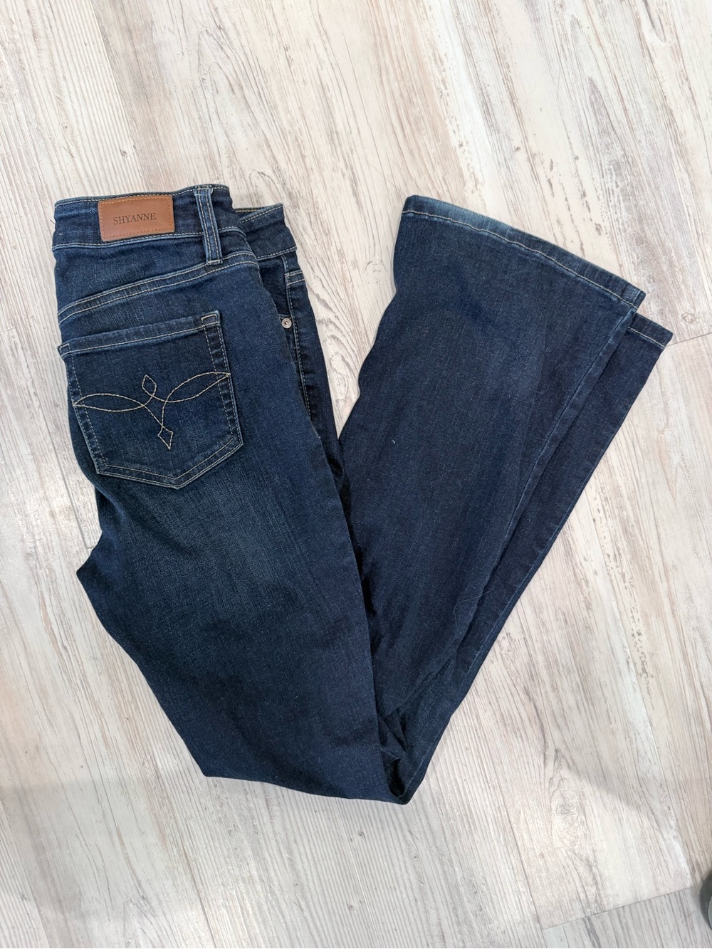 Shyanne Dark Indigo Wide Leg Jeans